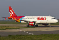 9H-AEK @ EGSH - Arriving at EGSH for the first Malta flight of the summer. - by Matt Varley