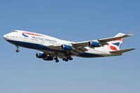 G-BNLO @ EGLL - British Airways, on approach to runway 27L. - by Howard J Curtis