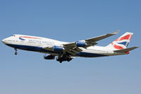 G-BNLV @ EGLL - British Airways, on approach to runway 27L. - by Howard J Curtis