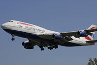 G-BNLW @ EGLL - British Airways, on approach to runway 27L. - by Howard J Curtis