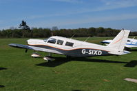 G-SIXD @ EGHP - Piper Cherokee Six D at Popham - by moxy