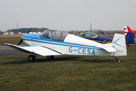G-CESA @ EGBR - Jodel DR1050 at The Real Aeroplane Club's Spring Fly-In, Breighton Airfield, April 2013. - by Malcolm Clarke