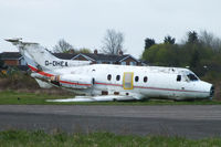 G-OHEA @ EGTC - now dumped near the 26 end of the disused runway - by Chris Hall