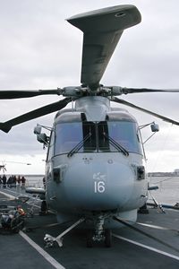 ZH850 - Merlin HM2 on Board HMS Illustrious - by Ron Roberts