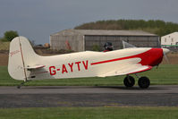 G-AYTV @ EGBR - Jurca Tempete at The Real Aeroplane Club's May-hem Fly-In, Breighton Airfield, May 2013. - by Malcolm Clarke