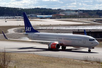 LN-RRJ @ ESSA - SAS Boeing 737-800 taxying at Stockholm Arlanda airport, Sweden. - by Henk van Capelle