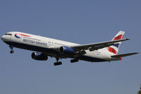 G-BNWB @ EGLL - British Airways, on finals for runway 27L. - by Howard J Curtis