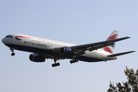 G-BZHB @ EGLL - British Airways, on finals for runway 27L. - by Howard J Curtis