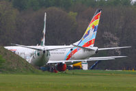 G-CHOB @ EGHL - ex D-AGSA German Sky B737 stored at Lasham - by Chris Hall