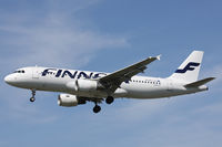 OH-LXL @ EGLL - Finnair, on approach to runway 27L. - by Howard J Curtis