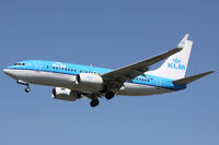 PH-BGI @ EGLL - KLM, on approach to runway 27L. - by Howard J Curtis
