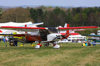 G-PEGE @ EGHP - at the LAA Microlight Trade Fair, Popham - by Chris Hall