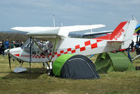 G-CGPW @ EGHP - at the LAA Microlight Trade Fair, Popham - by Chris Hall