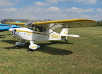G-BSMV @ EGHP - Piper PA-17 Vagabond at Popham. Ex N4696H - by moxy
