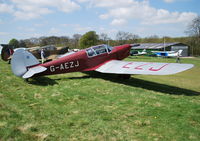 G-AEZJ @ EGHP - Percival P-1O Vega Gull at Popham. Ex SE-ALA - by moxy