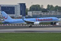 G-OOBG @ EGBB - Prior to touchdown on r/w 33 - by Robert Kearney