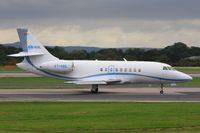 VT-HDL @ EGCC - This Falcon 2000 is operated by HDIL