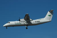 LN-WFT @ ESSA - Widerøe Dash-8-300 approaching Stockholm Arlanda airport, Sweden. - by Henk van Capelle
