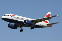 G-EUOD @ EGLL - British Airways, on approach to runway 27L. - by Howard J Curtis