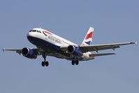 G-EUPF @ EGLL - British Airways, on approach to runway 27L. - by Howard J Curtis