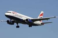 G-EUUJ @ EGLL - British Airways, on approach to runway 27L. - by Howard J Curtis
