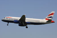 G-EUUN @ EGLL - British Airways, on approach to runway 27L. - by Howard J Curtis