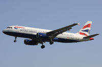 G-EUUR @ EGLL - British Airways, on approach to runway 27L. - by Howard J Curtis