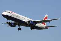 G-EUXG @ EGLL - British Airways, on approach to runway 27L. - by Howard J Curtis