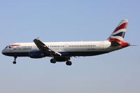 G-EUXI @ EGLL - British Airways, on approach to runway 27L. - by Howard J Curtis