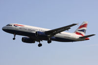 G-EUYE @ EGLL - British Airways, on approach to runway 27L. - by Howard J Curtis
