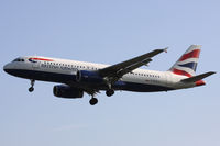 G-EUYH @ EGLL - British Airways, on approach to runway 27L. - by Howard J Curtis
