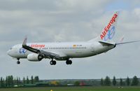 EC-JBK @ EGSH - Arriving in mixed weather ! - by keithnewsome
