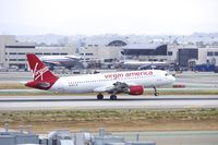 N638VA @ KLAX - Virgin America A320 San Francisco Pride - by speedbrds
