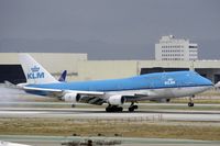 PH-BFG @ KLAX - KLM Royal Dutch Airlines 747-400 City of Guayaquill - by speedbrds