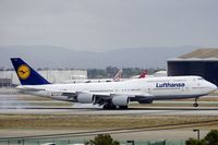 D-ABYC @ KLAX - Lufthansa 747-8i Brandenburg - by speedbrds