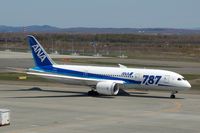 JA810A @ RJCC - ANA resumed Boeing 787 Dreamliner flights Skills training of pilot began - by A.Itoh