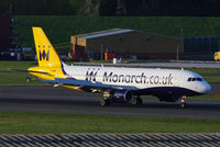 G-MRJK @ EGBB - now in Monarch's new scheme - by Chris Hall