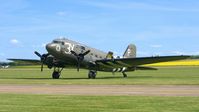 N473DC @ EGSU - 3. N473DC at the IWM Spring Airshow, May 2013. - by Eric.Fishwick