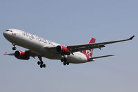 G-VUFO @ EGLL - Virgin Atlantic, on approach to runway 27L. - by Howard J Curtis