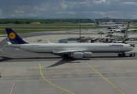 D-AIHC @ EDDF - Lufthansa Airbus A340 - by Andreas Ranner