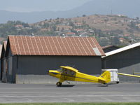 N118DG @ SZP - 2008 Ganzer XPA18, Continental O-200 100 Hp, taxi after landing Rwy 22 - by Doug Robertson