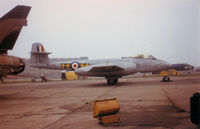 WL168 - Gloster Meteor F.8 WL 168 as WH 456 of 616 Squadron on display at the 1968 RAF Finningley Airshow. - by Peter Nicholson