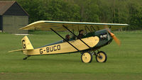 G-BUCO @ EGTH - 3. G-BUCO departing Shuttleworth Flying Day and LAA Party in the Park, May 2013. - by Eric.Fishwick