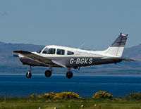 G-BGKS @ EGEO - Arriving at Oban Airport (North Connel). - by Jonathan Allen
