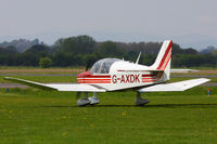 G-AXDK @ EGCV - at the Vintage Aircraft flyin - by Chris Hall