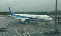 JA618A @ ZGGG - At Guangzhou - with Air Japan titles - by magnaman