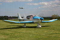 G-BAMU @ EGBR - Robin DR-400-160 Chevalier, Fishburn Airfield, May 2013. - by Malcolm Clarke