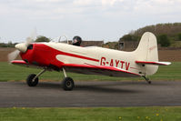 G-AYTV @ EGBR - Jurca Tempete at The Real Aeroplane Club's May-hem Fly-In, Breighton Airfield, May 2013. - by Malcolm Clarke