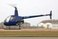 G-IIPT @ EGBR - Robinson R-22 Beta at The Real Aeroplane Club's Spring Fly-In, Breighton Airfield, April 2013. - by Malcolm Clarke