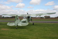 N134TT @ EGBR - Cessna 305C (0-1E) at The Real Aeroplane Club's May-hem Fly-In, Breighton Airfield, May 2013. - by Malcolm Clarke